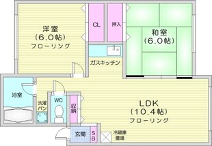 コーポはるかの物件間取画像